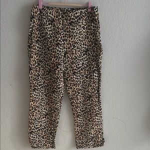 Zara Animal Print Trousers